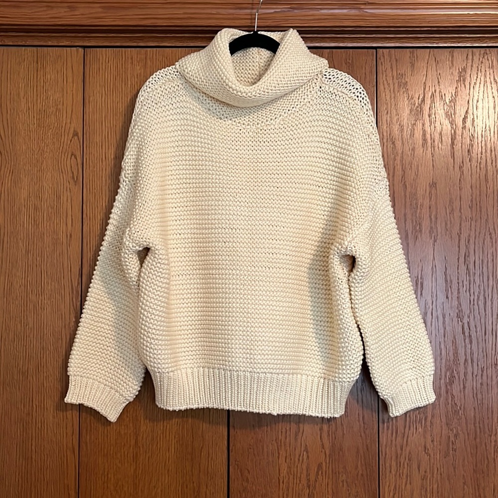 Chunky Crocheted Turtleneck
